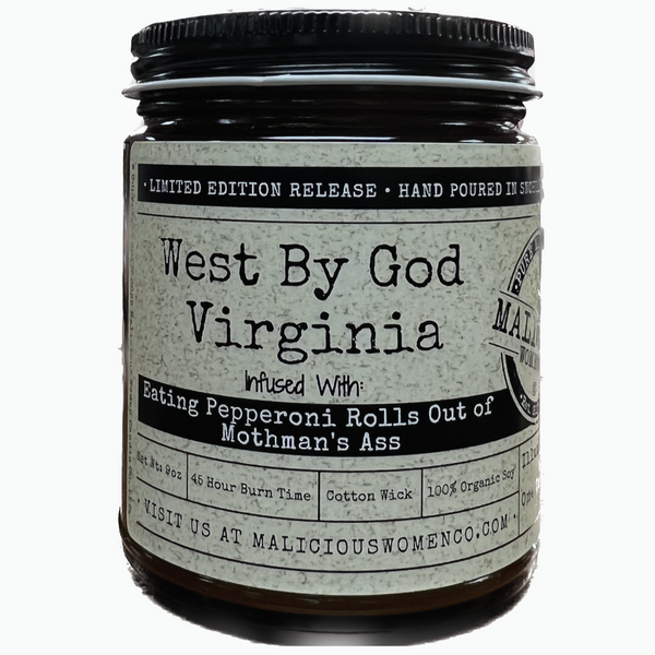 WEST BY GOD VIRGINIA CANDLE