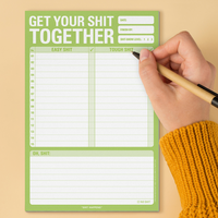 GET YOUR SHIT TOGETHER LIST PAD