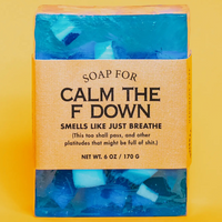 A SOAP FOR CALM THE F DOWN