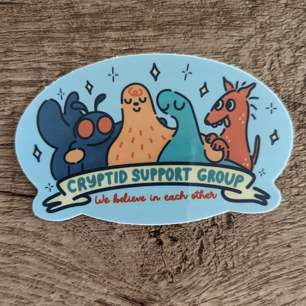 CRYPTID SUPPORT GROUP STICKER