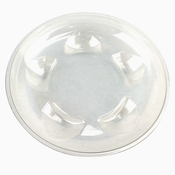 CLEAR PLANT SAUCER - 4 INCH MINI SAUCER