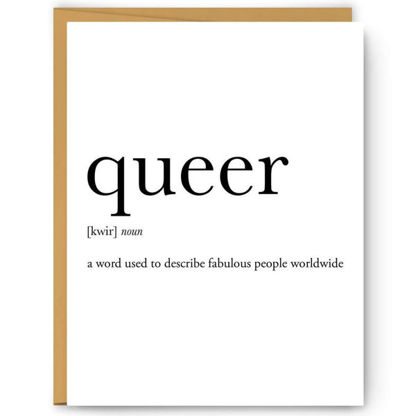 QUEER DEFINITION CARD