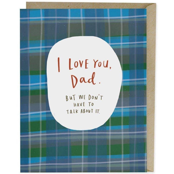I LOVE YOU DAD FATHER'S DAY CARD