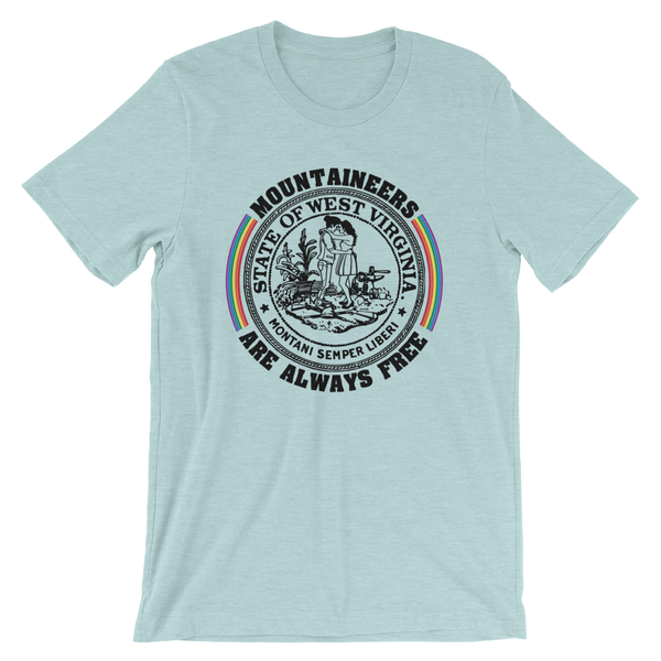 MOUNTAIN MAMAS ARE ALWAYS FREE - PRIDE T-SHIRT