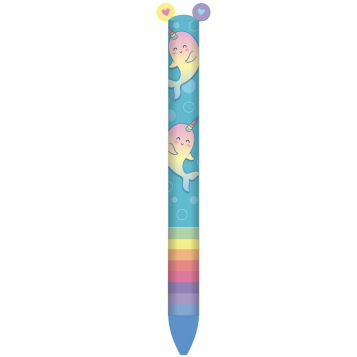 Big Lots Butterfly & Rainbow Novelty Click Pens - 2 ct