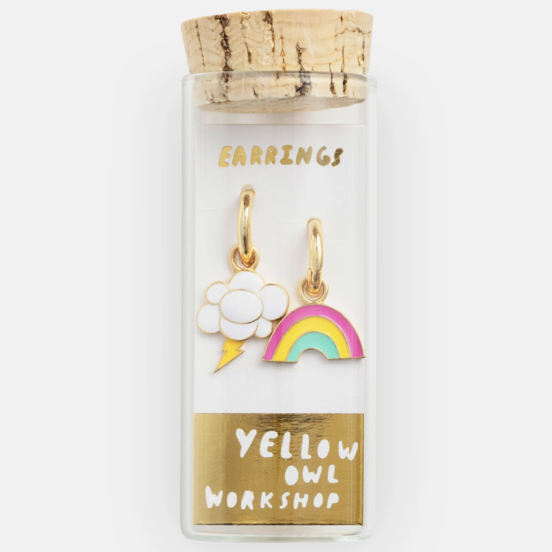 F*ck Off & Heart Hoop Earrings - Yellow Owl Workshop