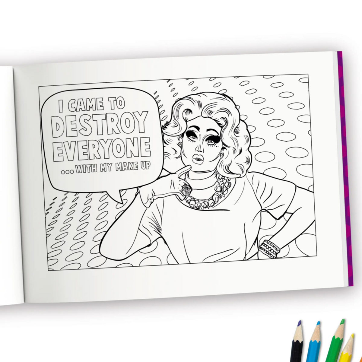 Drag Race A4 Colouring Book Volume 2 Drag Queen, LGBT Colouring Book, High  Quality and Hand Drawn 