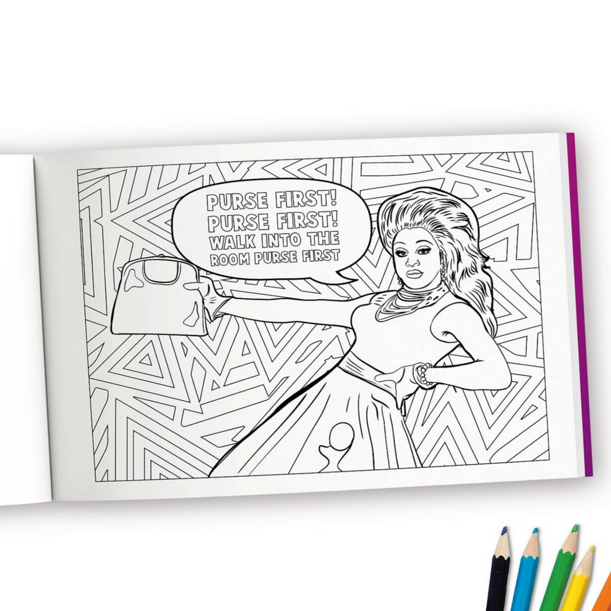Black Queen Coloring Book: An Adult Coloring Book For The Badass Black Women [Book]