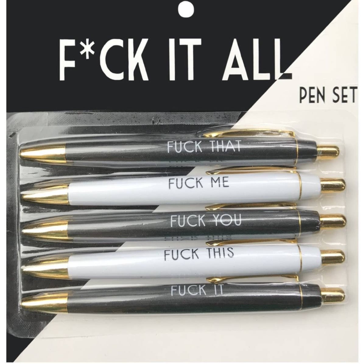 Fresh Outta Fucks Pad and Pen, Snarky Novelty Desk Accessory