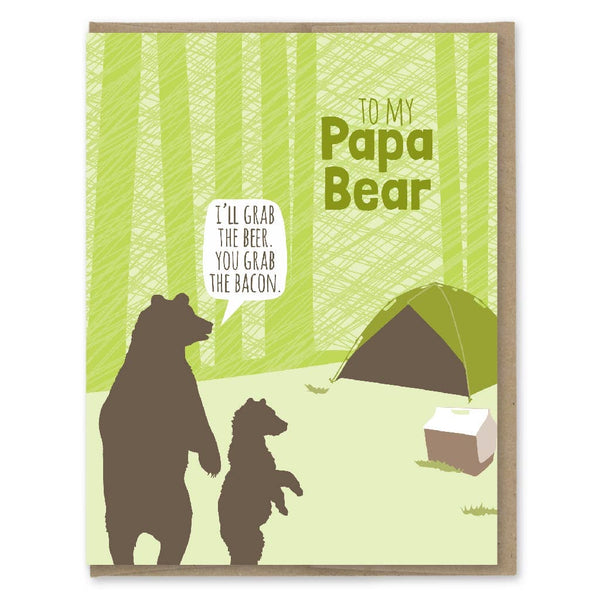 TO MY PAPA BEAR FATHER'S DAY CARD