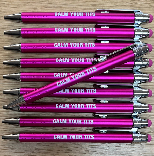 Calm Your Tits Ballpoint Pen