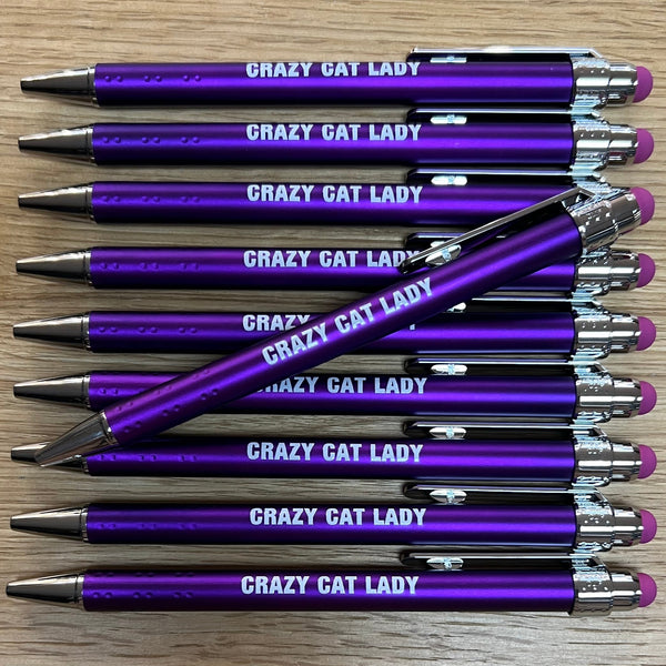 Crazy Cat Lady Ballpoint Pen