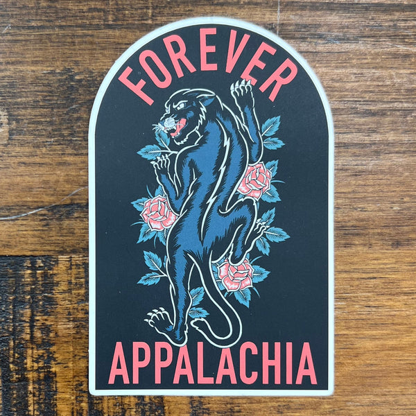 Forever Appalachia Panther Sticker