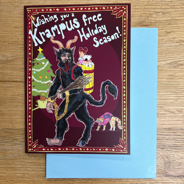 Krampus Holiday Card