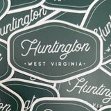 Huntington West Virginia Script Sticker
