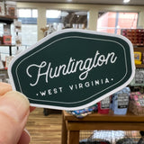 Huntington West Virginia Script Sticker