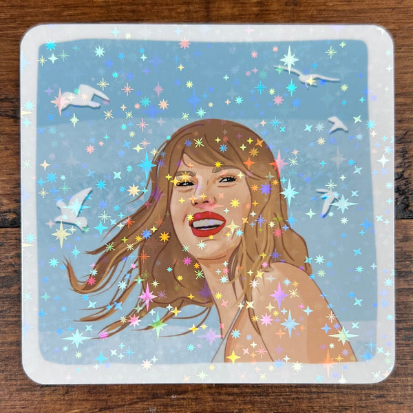 TAYLOR SWIFT 1989 HOLOGRAPHIC STICKER