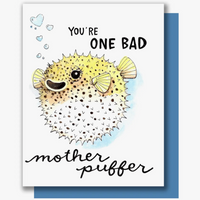 ONE BAD MOTHER PUFFER CARD