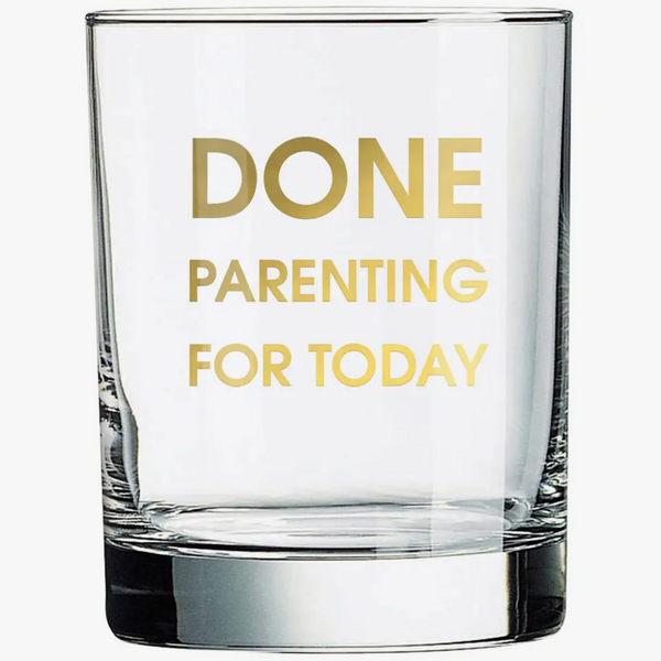 COCKTAIL GLASS - DONE PARENTING TODAY