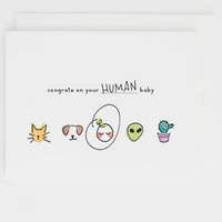 HUMAN BABY CARD