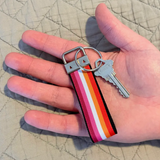 PRIDE COLORS KEYCHAIN - LESBIAN
