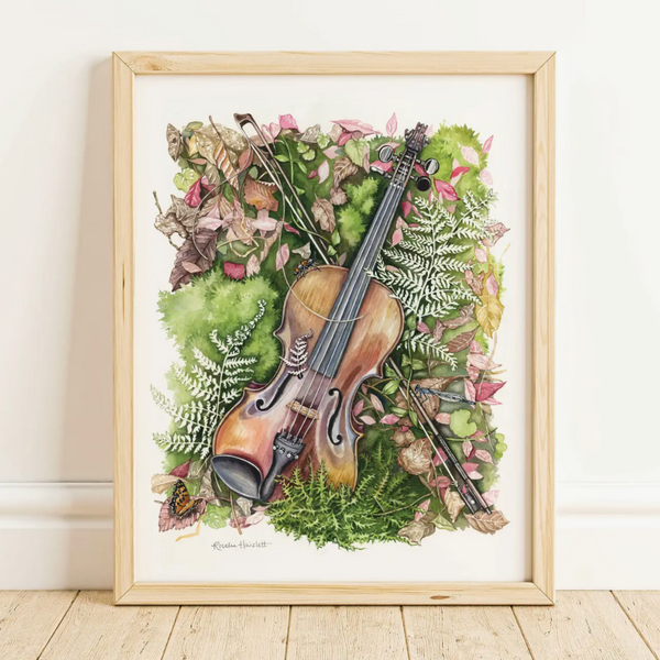 Rosalie Haizlett  Print - Fiddle In The Ferns