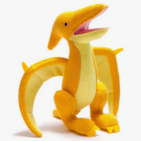 KNITTED YELLOW PTERODACTYL PLUSH TOY