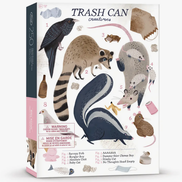 TRASH CAN CREATURES PUZZLE