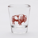 SHOT GLASS - BROWN BISON