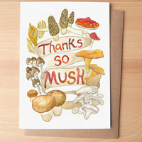 FOREST SHROOMS THANKS SO MUSH CARD