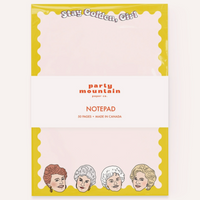 STAY GOLDEN GIRL NOTEPAD