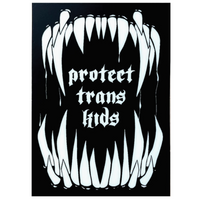FIERCE PROTECT TRANS KIDS STICKER