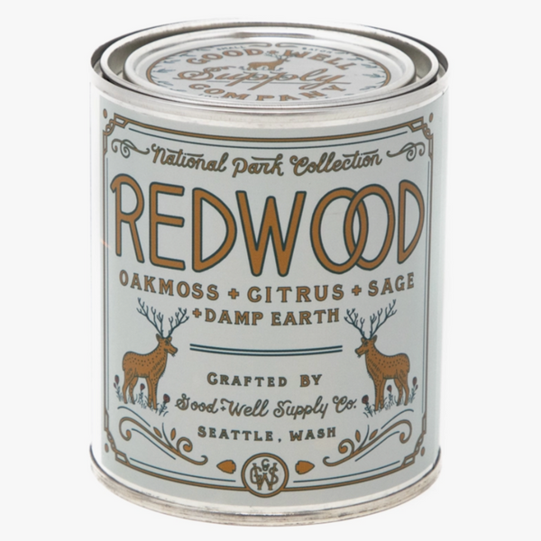 NATIONAL PARK CANDLE - 1 PINT REDWOOD