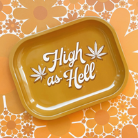 HIGH AS HELL METAL TRAY