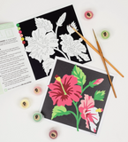 MINI PAINT BY NUMBERS KIT - HIBISCUS