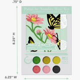 MINI PAINT BY NUMBERS KIT - YELLOW BUTTERFLIES