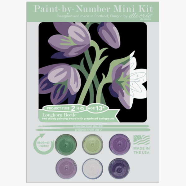 MINI PAINT BY NUMBERS KIT - FRITILLARIA