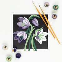 MINI PAINT BY NUMBERS KIT - FRITILLARIA