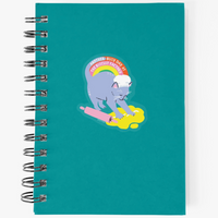 BISCUIT FACTORY KITTY CLEAR STICKER