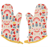 OVEN MITT SET - BE HERE NOW
