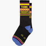 THINK GOOD THOUGHTS GYM SOCKS