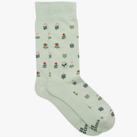 SOCKS THAT PLANT TREES - GREEN TULIPS