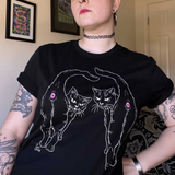 DOUBLE TROUBLE CAT BUTTS SHIRT