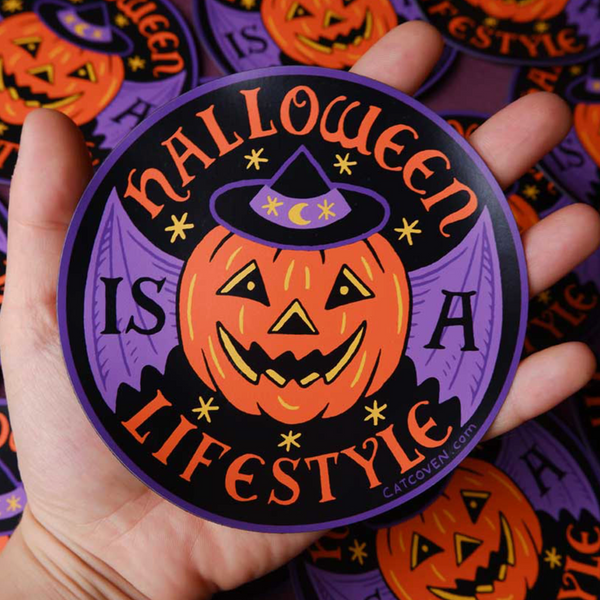 HALLOWEEN IS A LIFESTYLE CAR MAGNET
