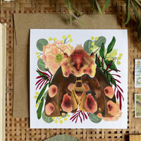 BUTTERFLIES + FLOWERS BOXED SET NOTE CARD ART PRINTS