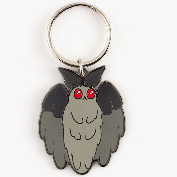 Mothman Enamel Keychain