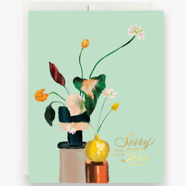 HOUSE PLANTS SORRY FOR YOUR LOSS SYMPATHY CARD