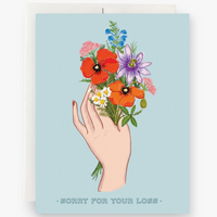 PLANT MAGIC SORRY FOR YOUR LOSS SYMPATHY CARD