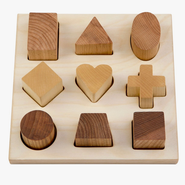 SHAPES PUZZLE BOARD MONTESSORI WOOD TOY