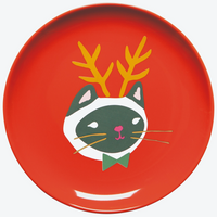 LET IT MEOW HOLIDAY APPETIZER PLATE SET